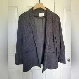 Old Navy Knit Herringbone Blazer